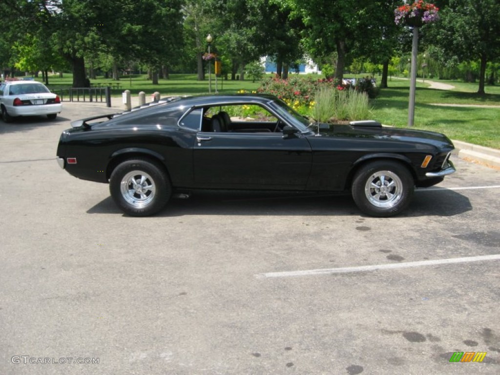 1970 Mustang Fastback - Raven Black / Black Deluxe photo #9