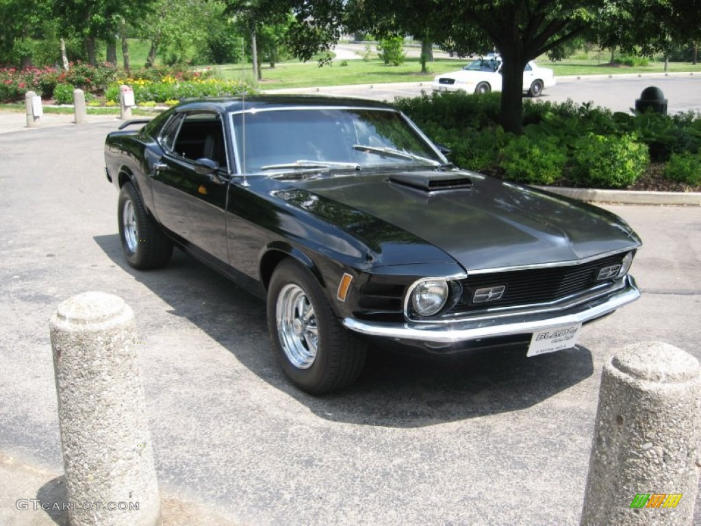 1970 Mustang Fastback - Raven Black / Black Deluxe photo #10