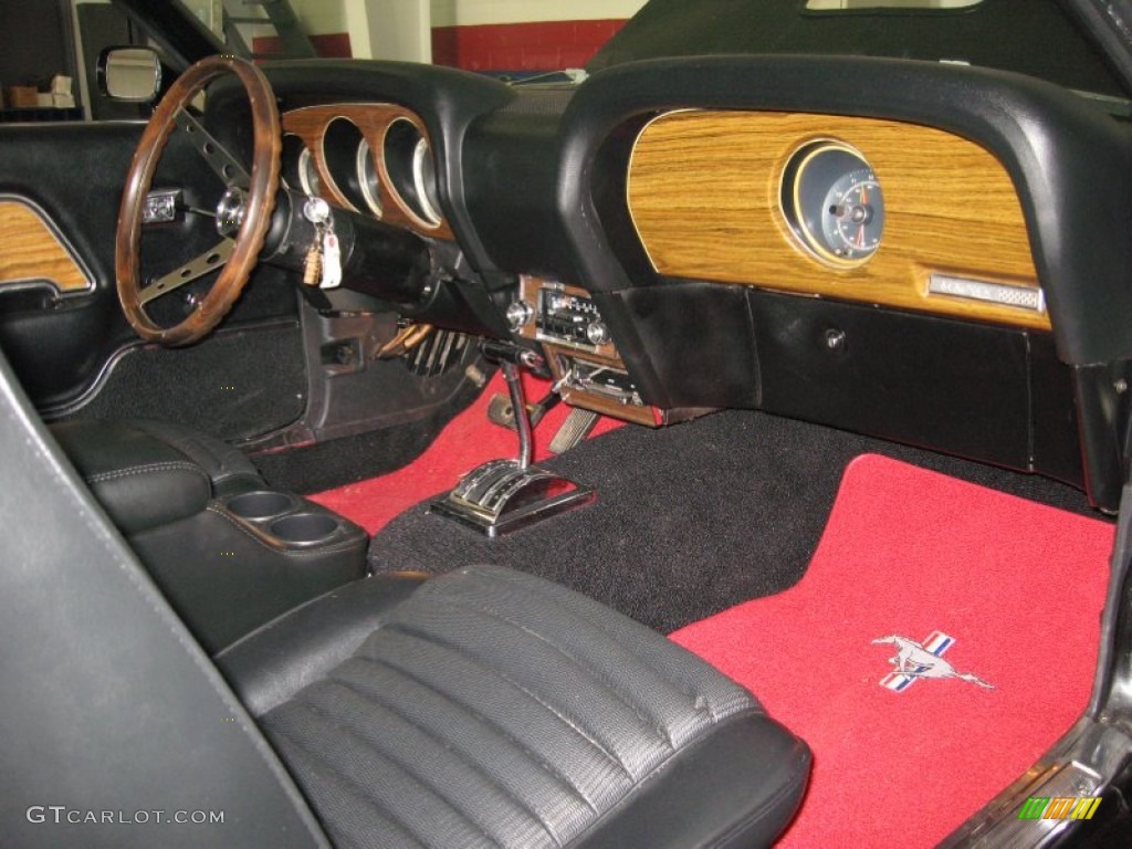 1970 Mustang Fastback - Raven Black / Black Deluxe photo #18
