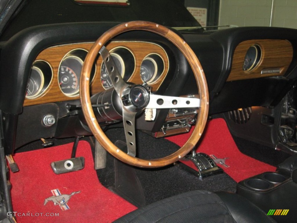 1970 Mustang Fastback - Raven Black / Black Deluxe photo #19