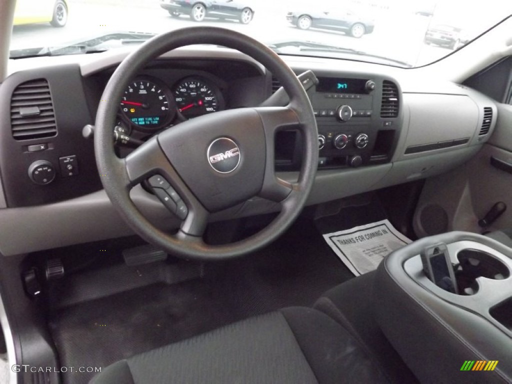 2010 Sierra 1500 Regular Cab - Pure Silver Metallic / Dark Titanium photo #9