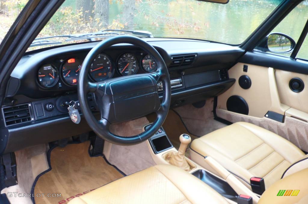 Cashmere Interior 1994 Porsche 911 Turbo 3.6 Photo #755284