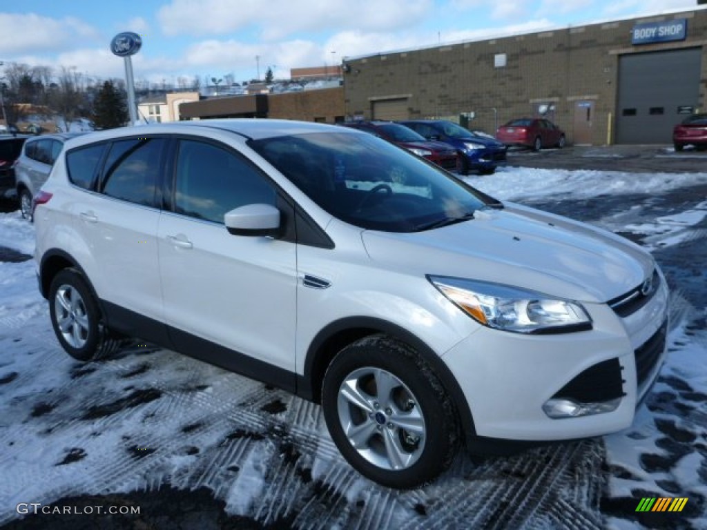 2013 Escape SE 1.6L EcoBoost 4WD - White Platinum Metallic Tri-Coat / Charcoal Black photo #1