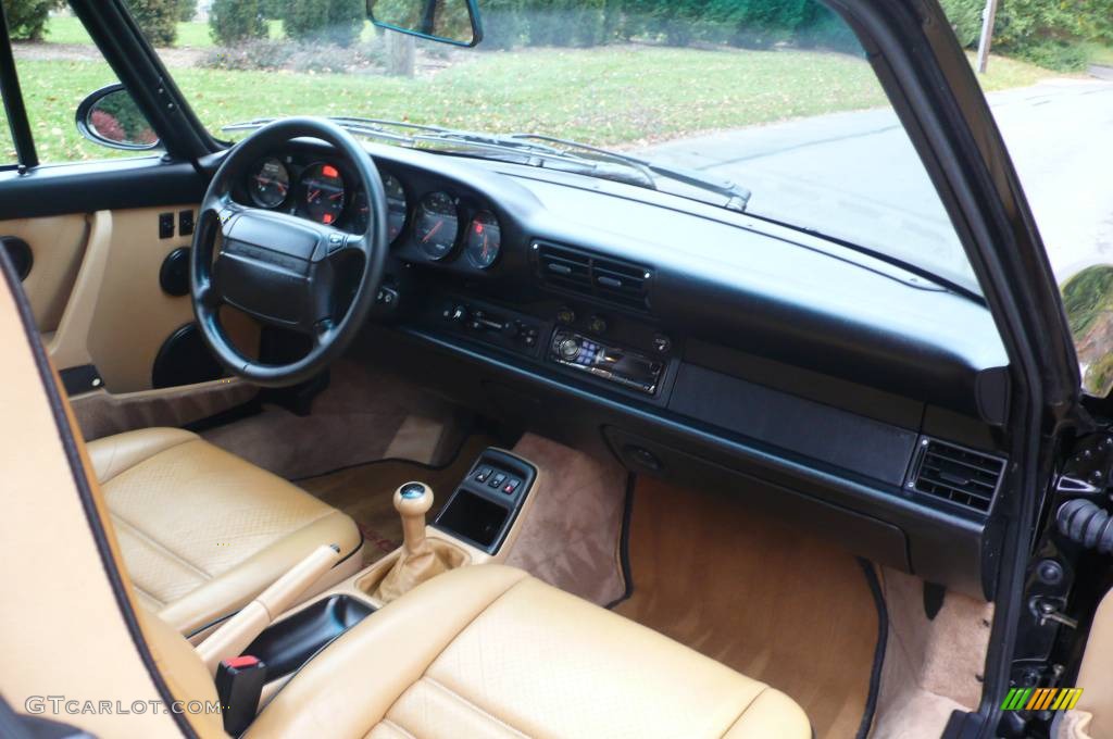 1994 Porsche 911 Turbo 3.6 Cashmere Dashboard Photo #755299