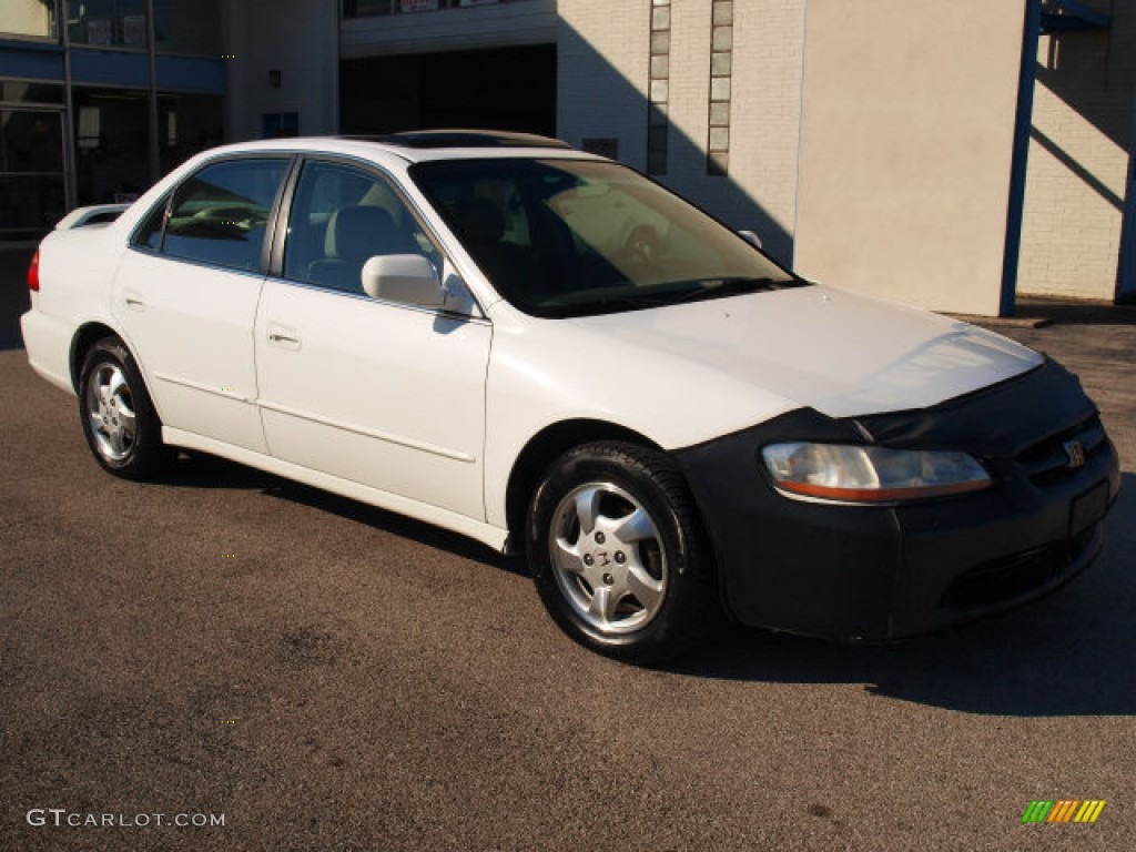 2000 Accord EX-L Sedan - Taffeta White / Ivory photo #1