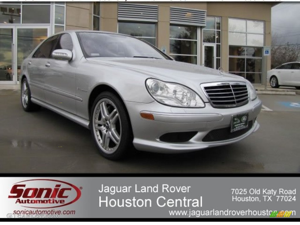 2006 S 55 AMG Sedan - Brilliant Silver Metallic / Charcoal photo #1