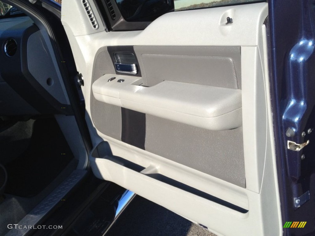 2005 F150 XLT SuperCab 4x4 - True Blue Metallic / Medium Flint/Dark Flint Grey photo #7