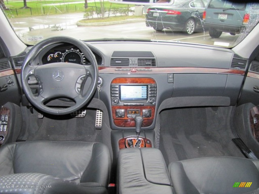 2006 Mercedes-Benz S 55 AMG Sedan Charcoal Dashboard Photo #75530949