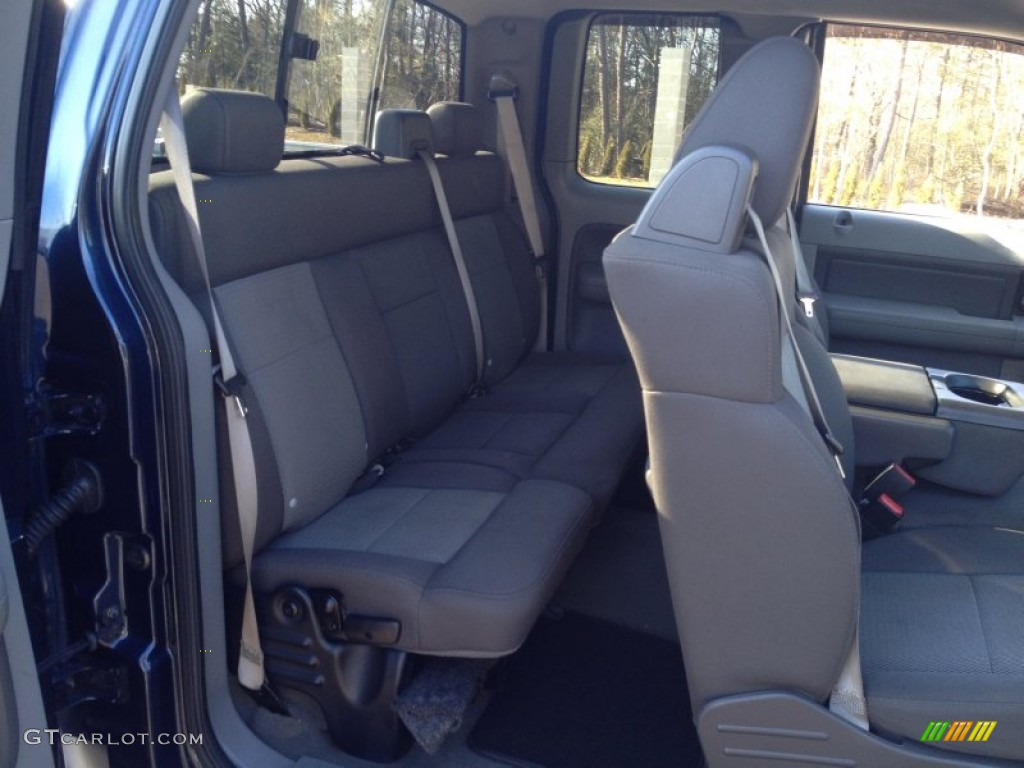 2005 F150 XLT SuperCab 4x4 - True Blue Metallic / Medium Flint/Dark Flint Grey photo #10