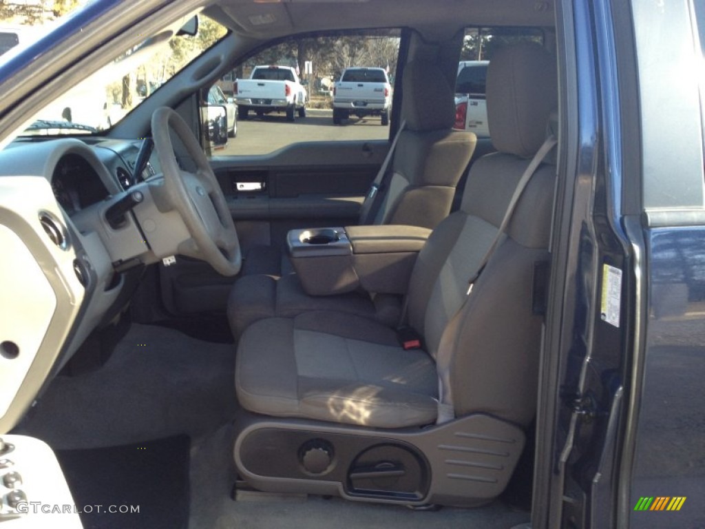 2005 F150 XLT SuperCab 4x4 - True Blue Metallic / Medium Flint/Dark Flint Grey photo #21