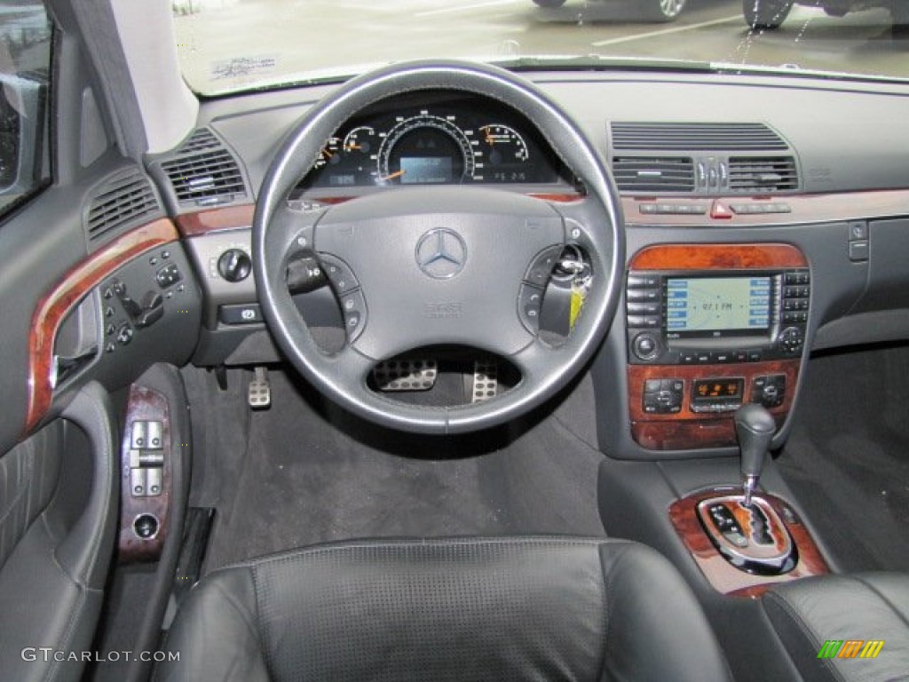 2006 Mercedes-Benz S 55 AMG Sedan Charcoal Dashboard Photo #75531229
