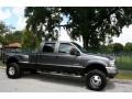 2003 Dark Shadow Grey Metallic Ford F350 Super Duty Lariat Crew Cab 4x4 Dually  photo #15