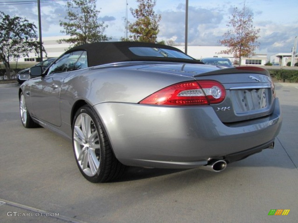 Lunar Grey Metallic 2012 Jaguar XK XK Convertible Exterior Photo #75531744