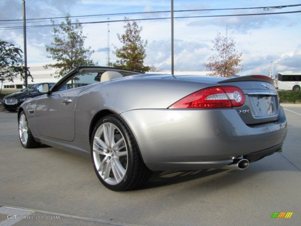 Lunar Grey Metallic 2012 Jaguar XK XK Convertible Exterior Photo #75531870
