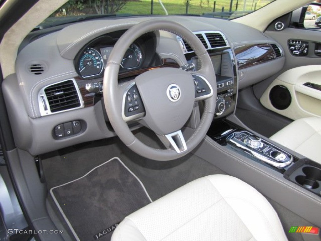 Ivory/Oyster Interior 2012 Jaguar XK XK Convertible Photo #75531879
