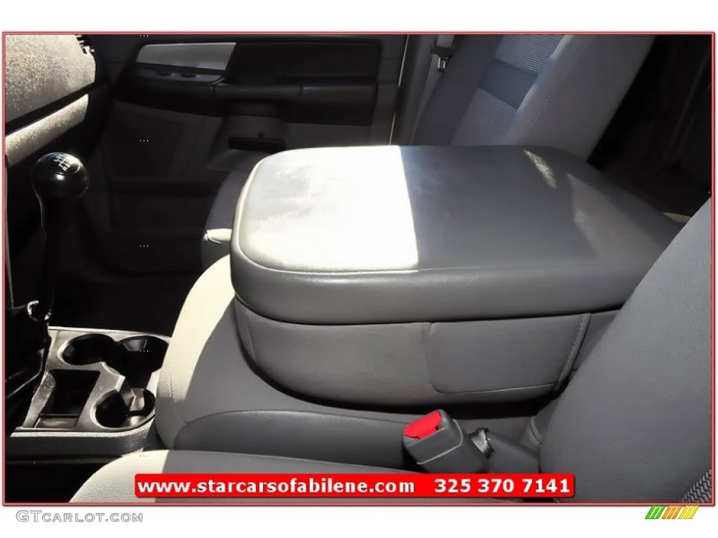 2008 Ram 3500 Lone Star Quad Cab 4x4 Dually - Bright White / Medium Slate Gray photo #24