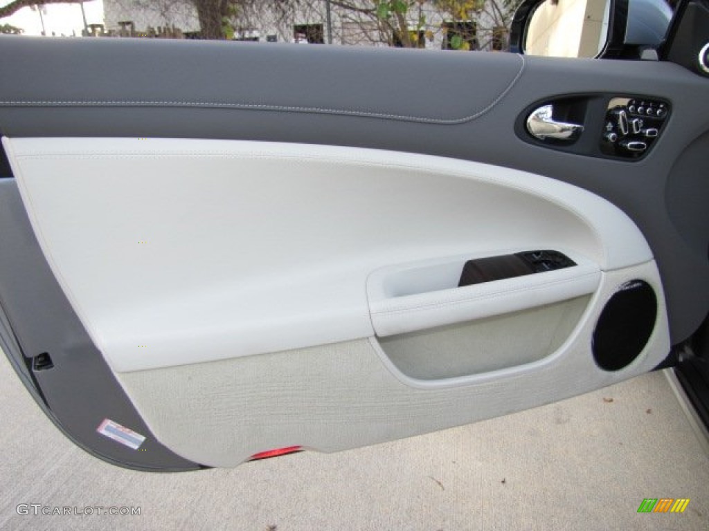 2012 Jaguar XK XK Convertible Ivory/Oyster Door Panel Photo #75532371