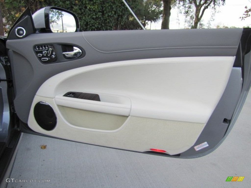 2012 Jaguar XK XK Convertible Ivory/Oyster Door Panel Photo #75532386