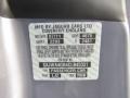 LJZ: Lunar Grey Metallic 2012 Jaguar XK XK Convertible Color Code