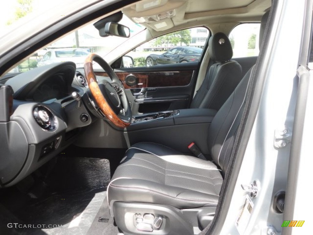2012 Jaguar XJ XJ Supercharged Front Seat Photo #75532714