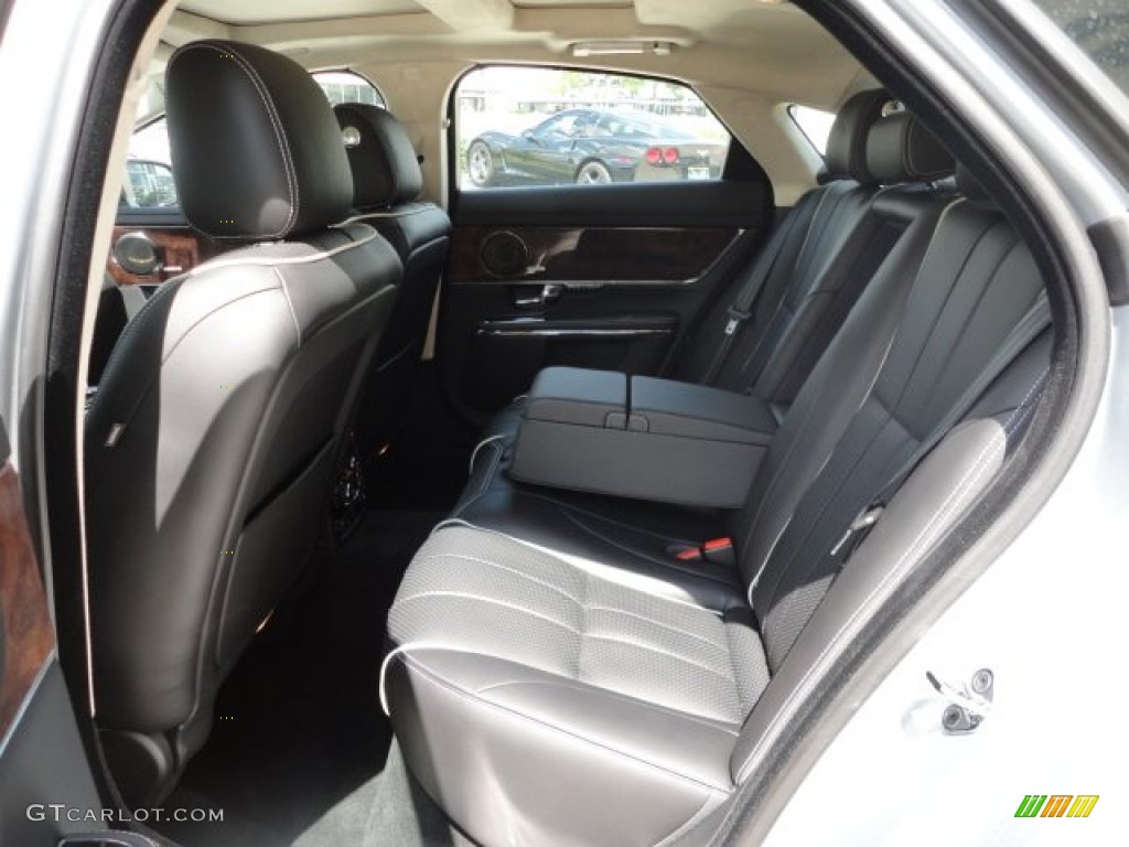 2012 Jaguar XJ XJ Supercharged Rear Seat Photo #75532763