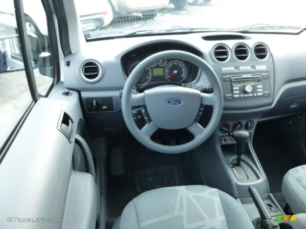 2011 Ford Transit Connect XLT Passenger Wagon Dark Grey Dashboard Photo #75533616