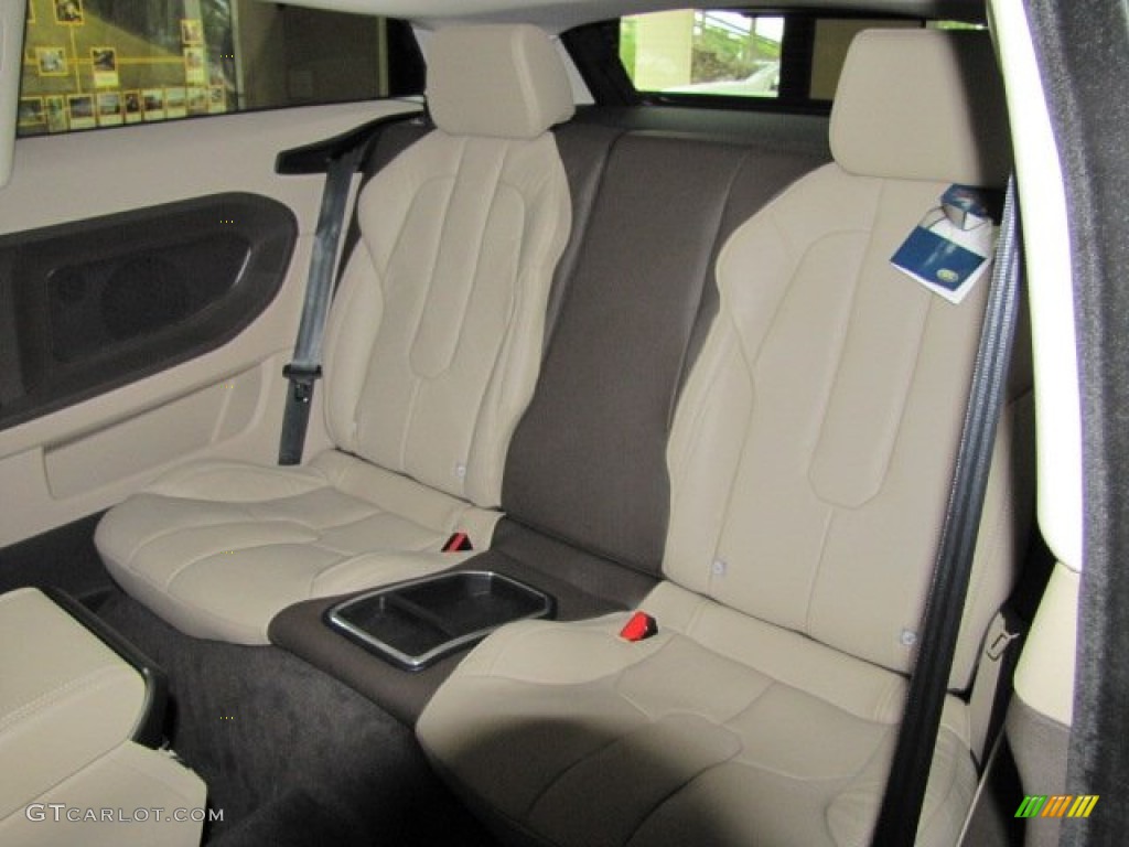 2012 Land Rover Range Rover Evoque Coupe Pure Rear Seat Photo #75533706