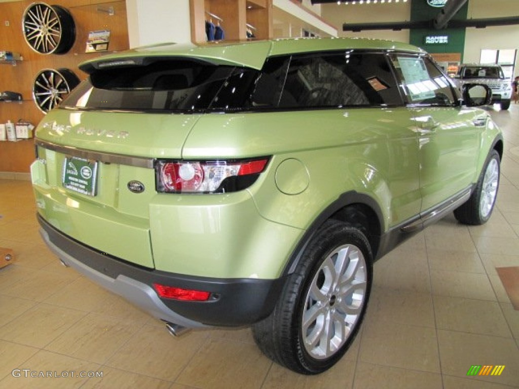 Colima Lime Metallic 2012 Land Rover Range Rover Evoque Coupe Pure Exterior Photo #75533733