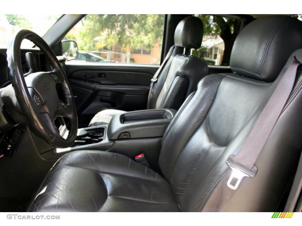 2004 Silverado 1500 LT Extended Cab 4x4 - Black / Dark Charcoal photo #31