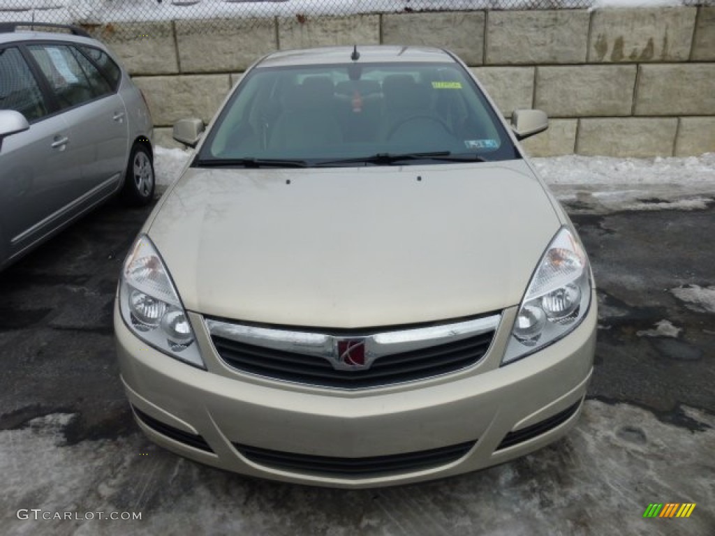2009 Aura XE - Gold Mist Metallic / Tan photo #2