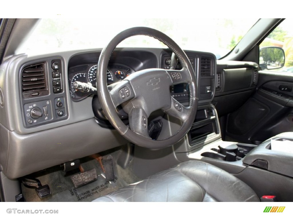 2004 Silverado 1500 LT Extended Cab 4x4 - Black / Dark Charcoal photo #51