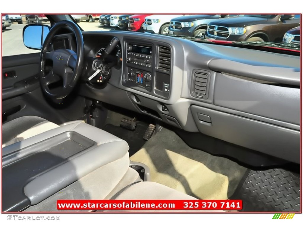 2004 Silverado 1500 LS Extended Cab - Victory Red / Dark Charcoal photo #27