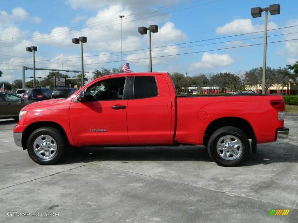 2011 Tundra Double Cab - Radiant Red / Graphite Gray photo #6