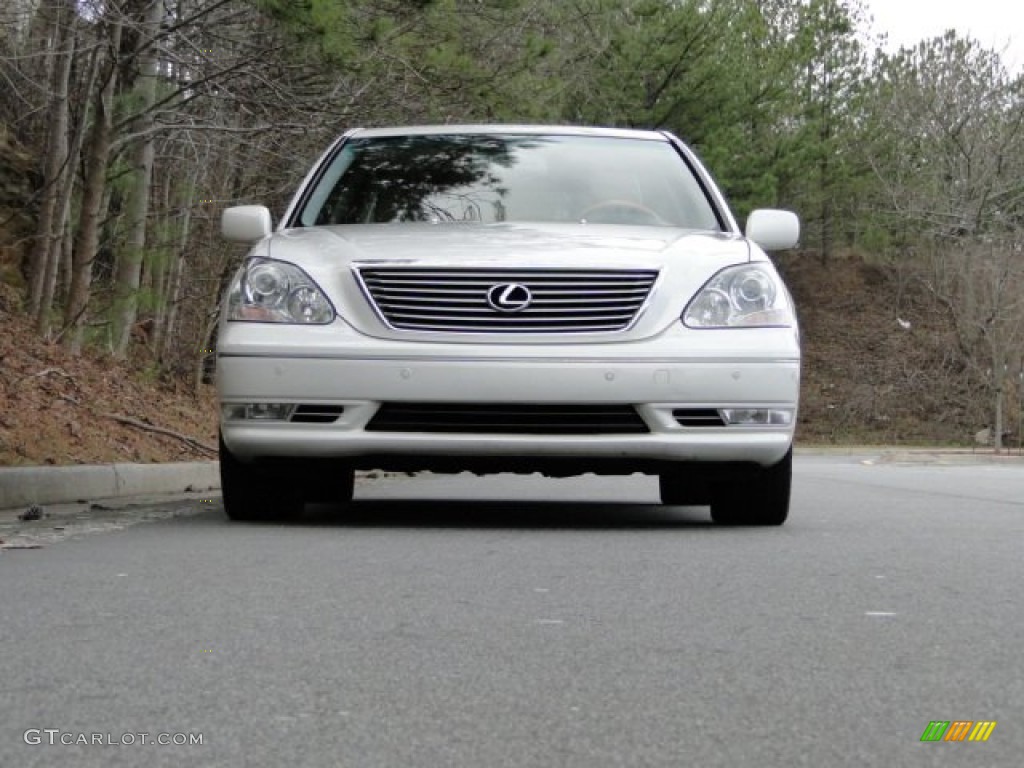 2005 LS 430 Sedan - Moonlight Pearl / Ecru photo #6