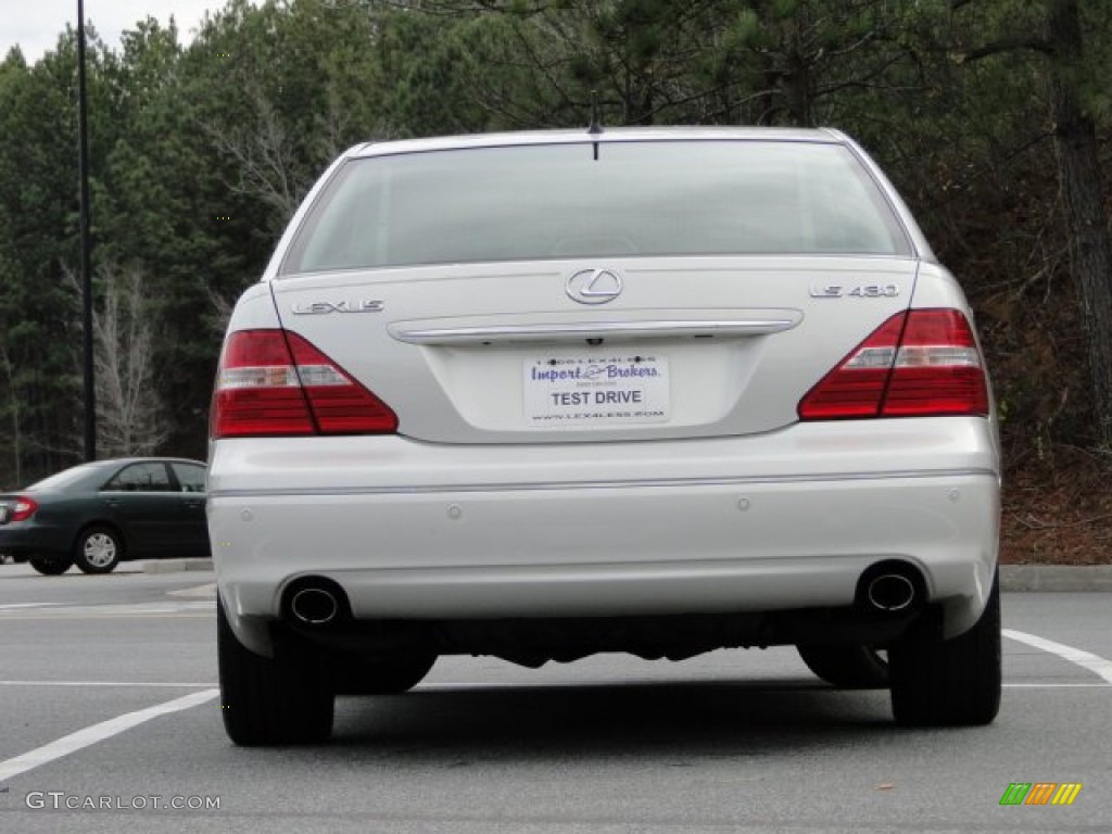 2005 LS 430 Sedan - Moonlight Pearl / Ecru photo #7