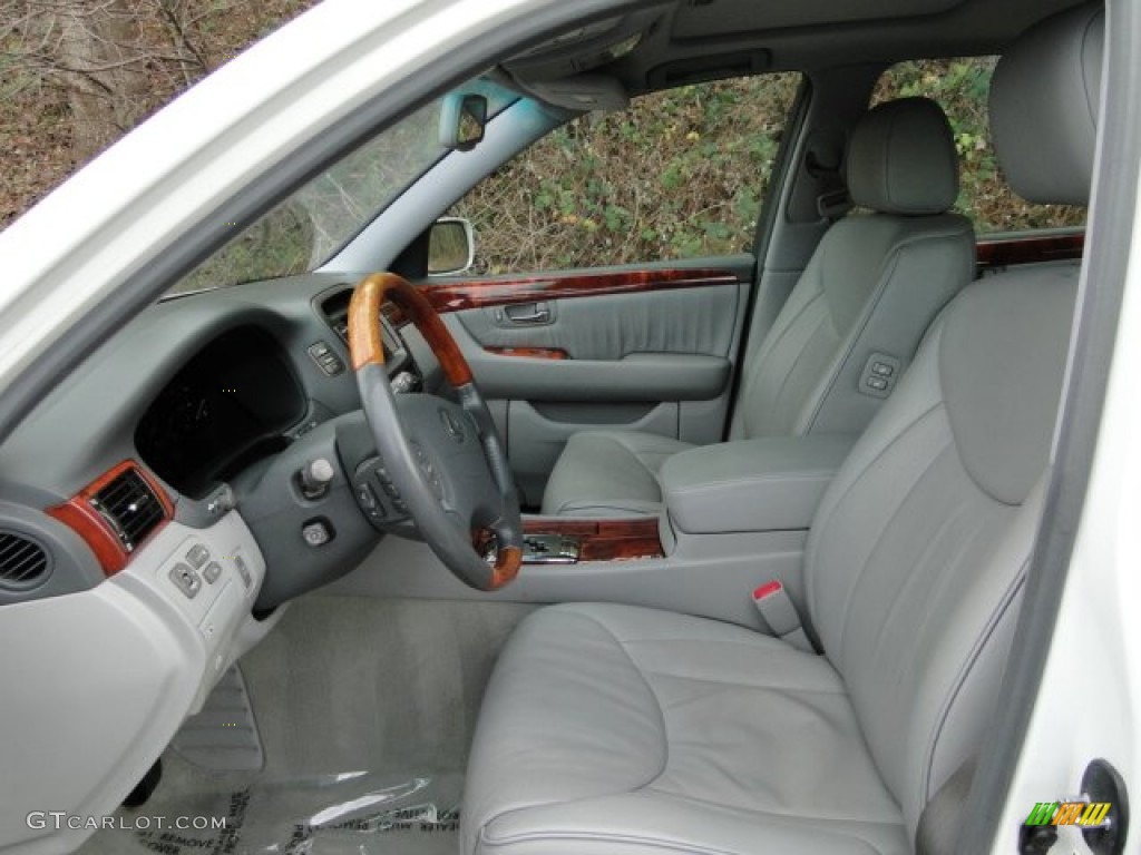 2005 LS 430 Sedan - Moonlight Pearl / Ecru photo #11