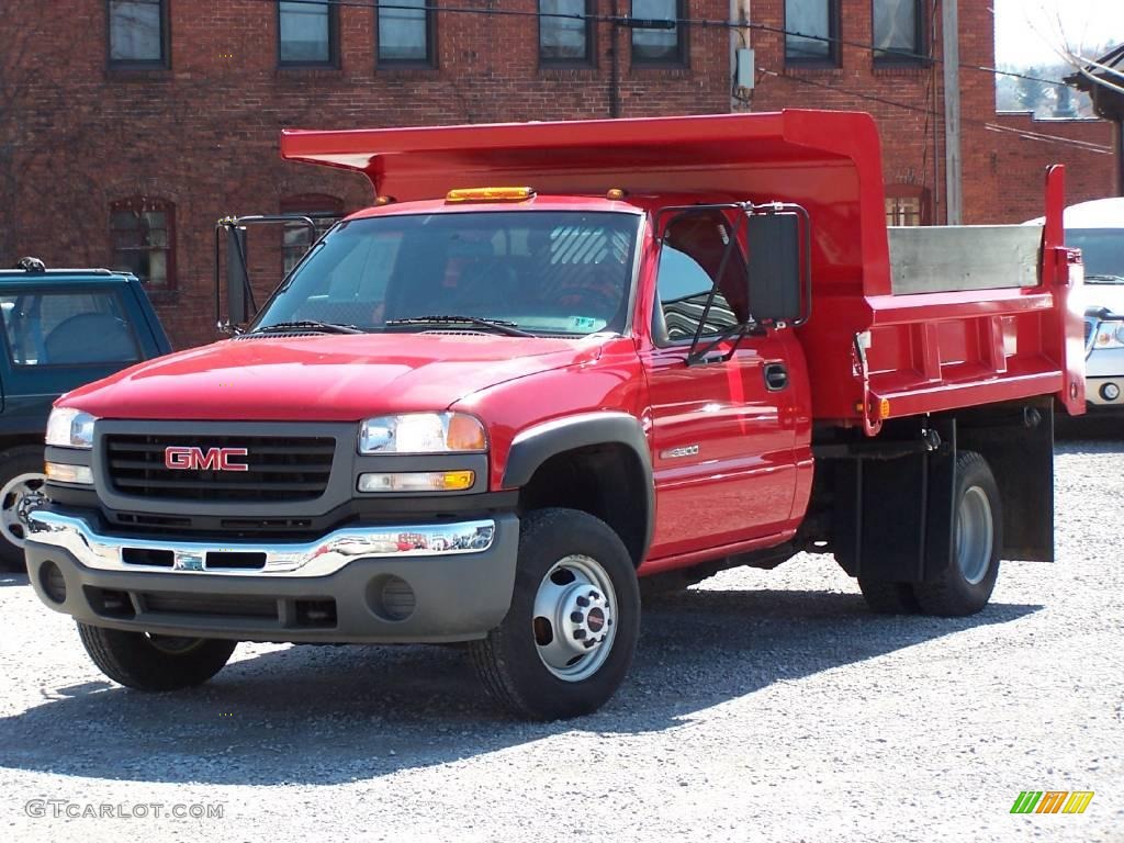 Fire Red GMC Sierra 3500