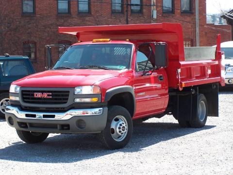 2005 GMC Sierra 3500 Regular Cab 4x4 Dually Chassis Dump Truck Data, Info and Specs