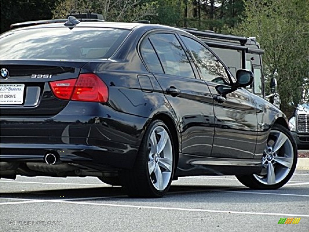 2009 3 Series 335i Sedan - Monaco Blue Metallic / Beige photo #6