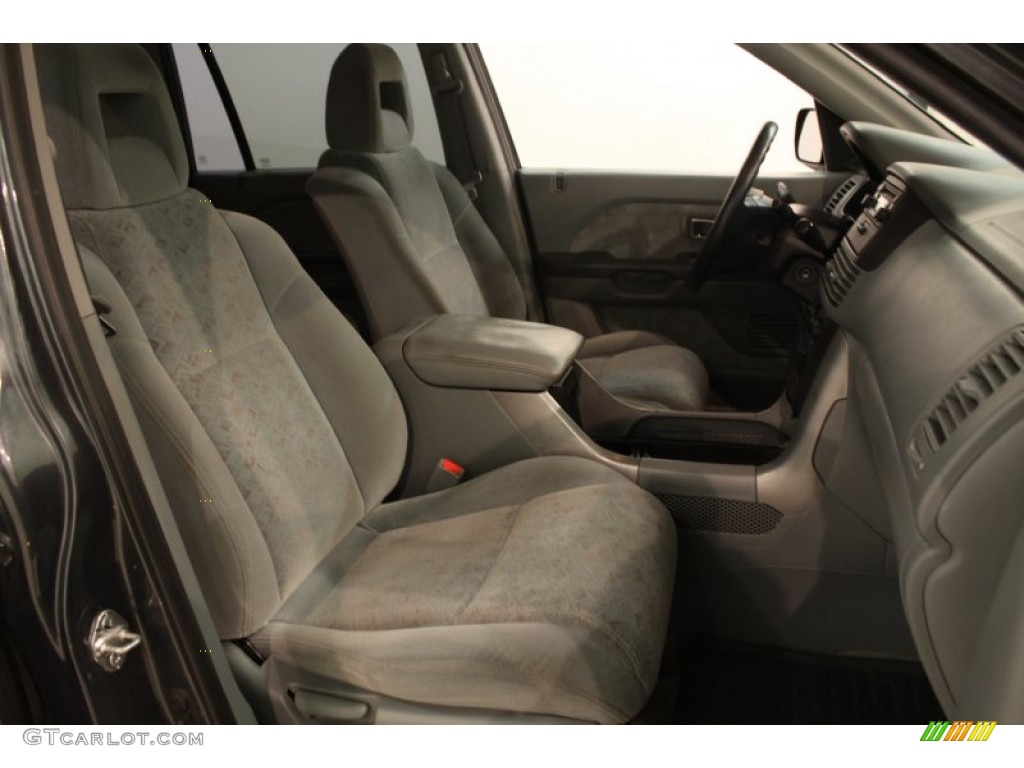 Gray Interior 2004 Honda Pilot LX 4WD Photo #75535791