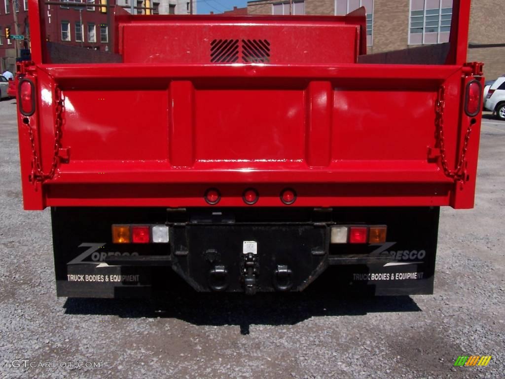 2005 Sierra 3500 Regular Cab 4x4 Dually Chassis Dump Truck - Fire Red / Dark Pewter photo #9