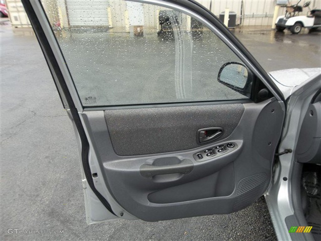 2002 Accent GL Sedan - Silver Mist / Gray photo #1