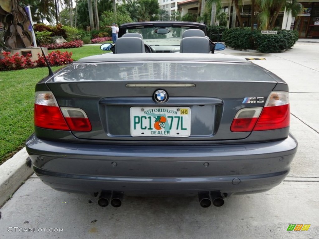 2003 M3 Convertible - Steel Grey Metallic / Grey photo #4