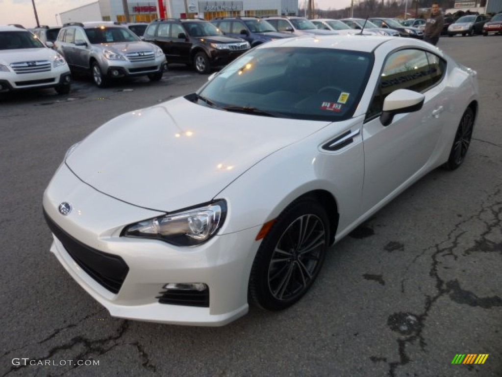 2013 BRZ Premium - Satin White Pearl / Black Cloth photo #3