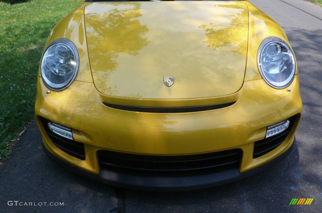 2008 911 GT2 - Speed Yellow / Black photo #9