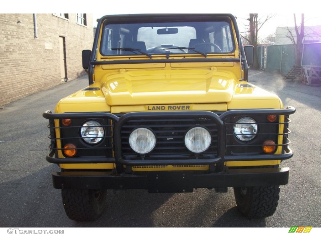1997 Defender 90 Soft Top - AA Yellow / Charcoal Twill photo #9