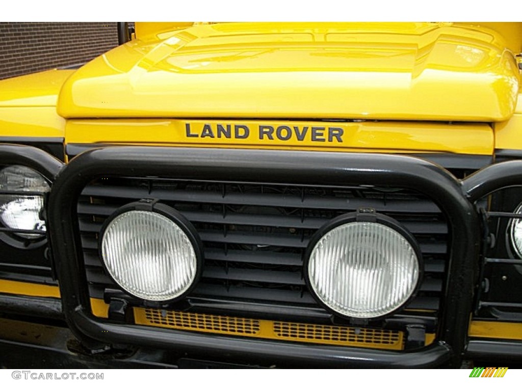 1997 Defender 90 Soft Top - AA Yellow / Charcoal Twill photo #10