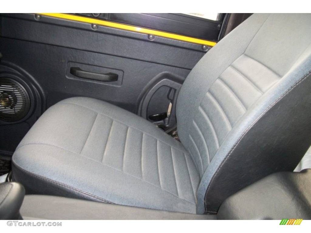 1997 Defender 90 Soft Top - AA Yellow / Charcoal Twill photo #18
