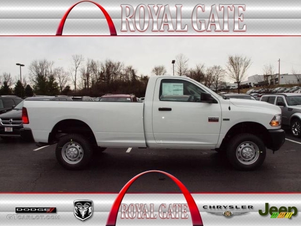 2012 Ram 2500 HD ST Regular Cab 4x4 - Bright White / Dark Slate/Medium Graystone photo #1