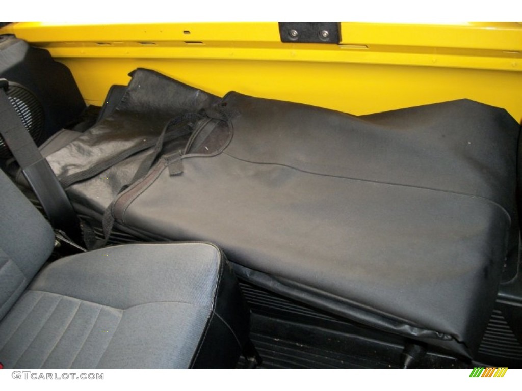 1997 Defender 90 Soft Top - AA Yellow / Charcoal Twill photo #30